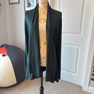 Athleta Green Duster Cardigan